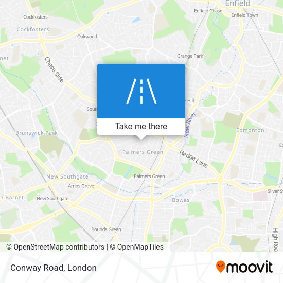 Conway Road map