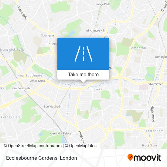 Ecclesbourne Gardens map