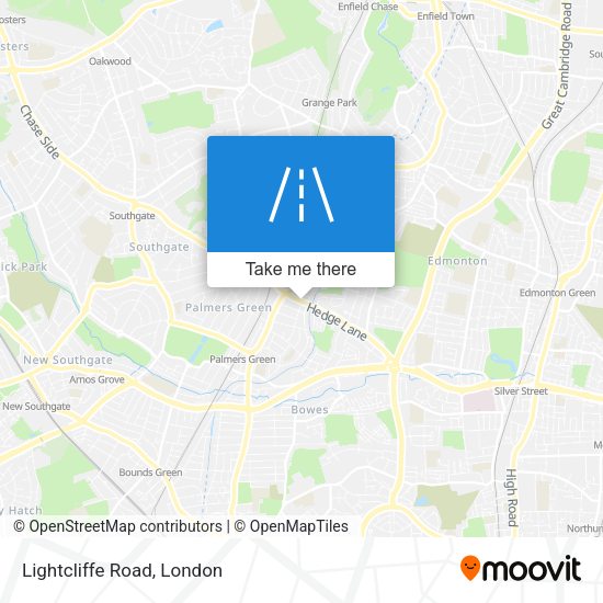 Lightcliffe Road map