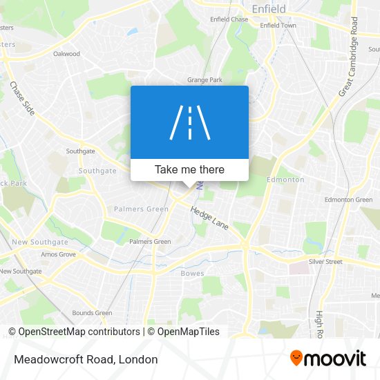 Meadowcroft Road map