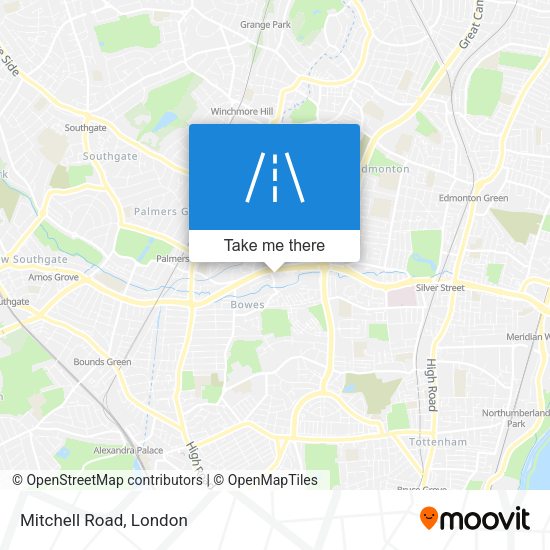 Mitchell Road map
