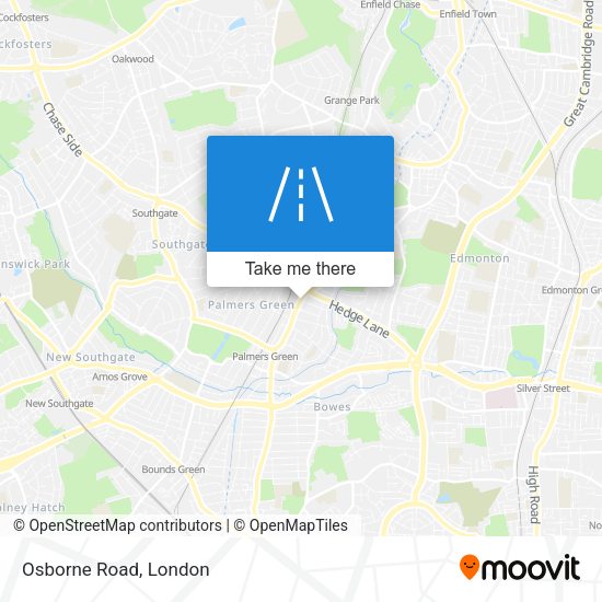 Osborne Road map
