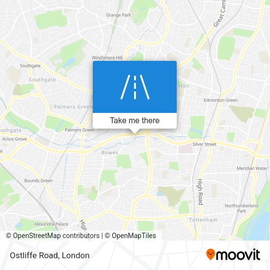 Ostliffe Road map