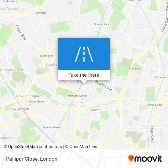 Pellipar Close map