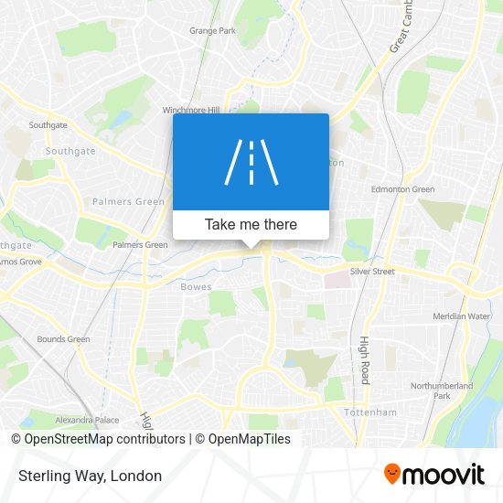 Sterling Way map