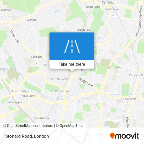 Stonard Road map