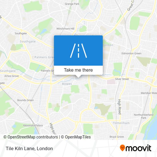 Tile Kiln Lane map