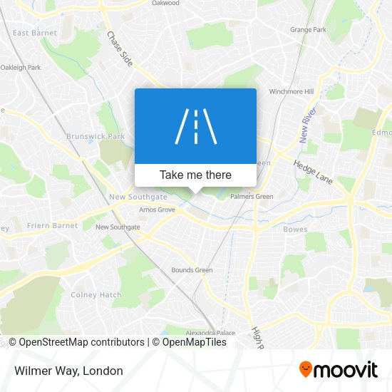 Wilmer Way map