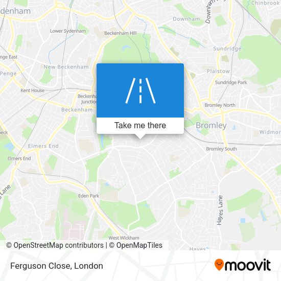 Ferguson Close map