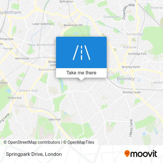 Springpark Drive map