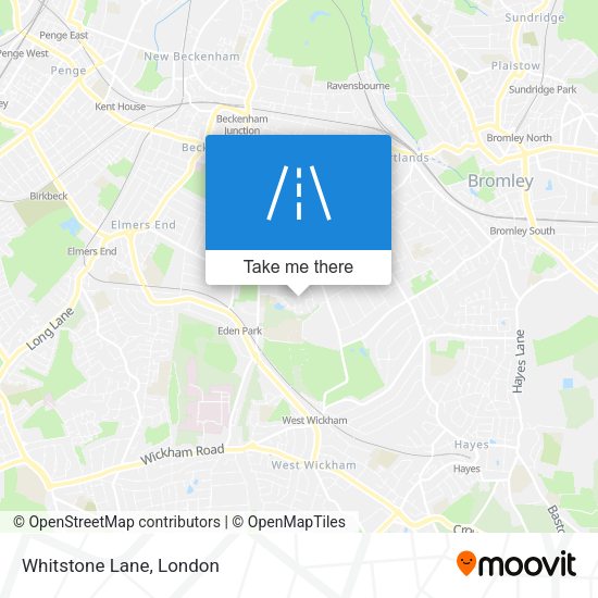 Whitstone Lane map