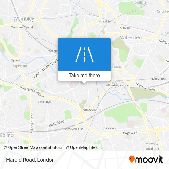 Harold Road map