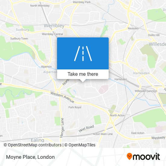 Moyne Place map