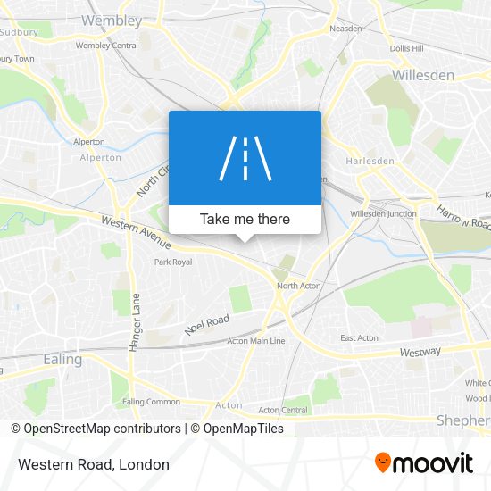 Western Road map