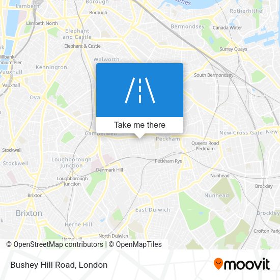 Bushey Hill Road map