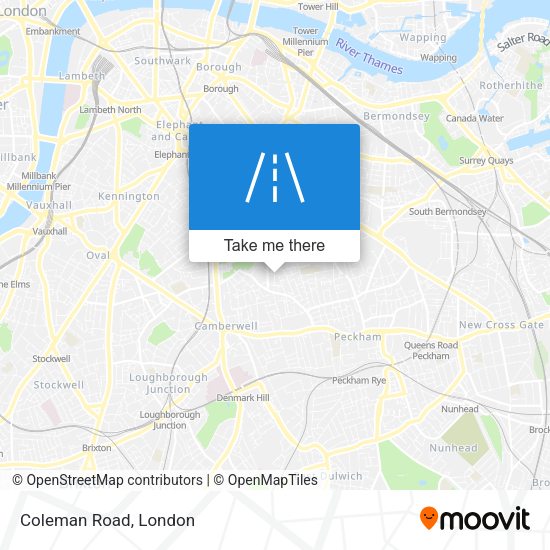 Coleman Road map