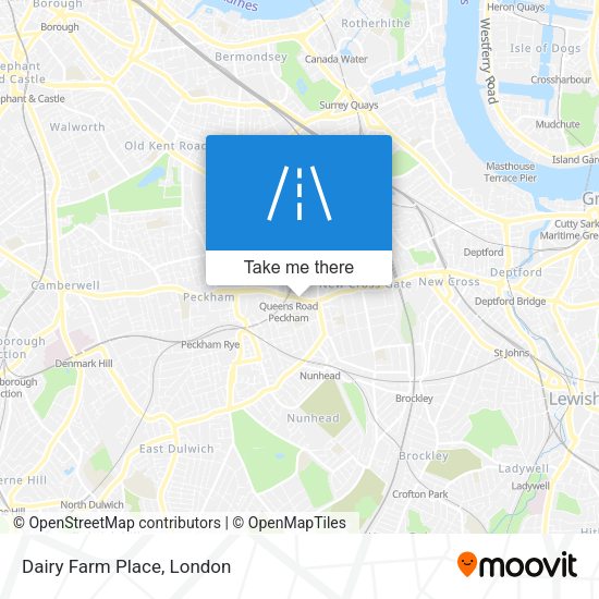 Dairy Farm Place map