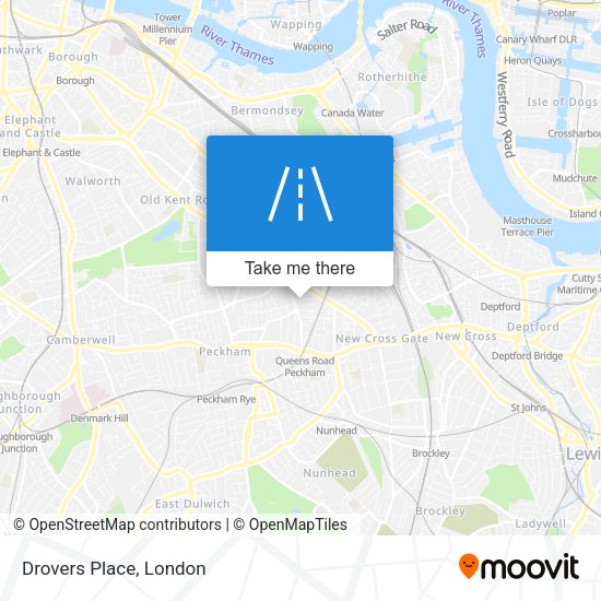 Drovers Place map