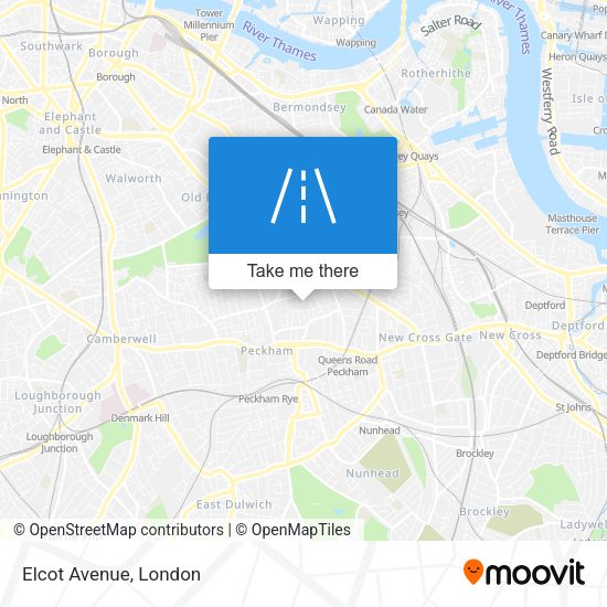 Elcot Avenue map