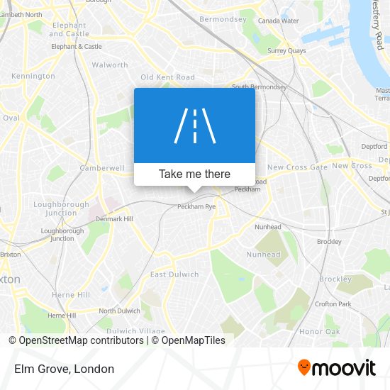 Elm Grove map