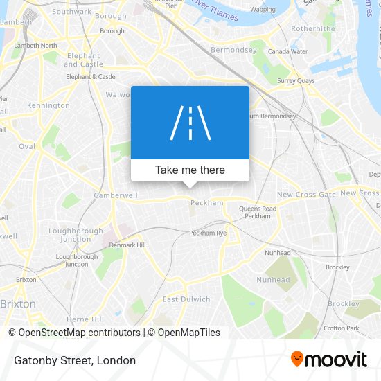 Gatonby Street map