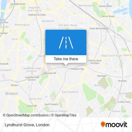 Lyndhurst Grove map