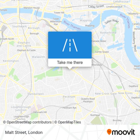 Malt Street map