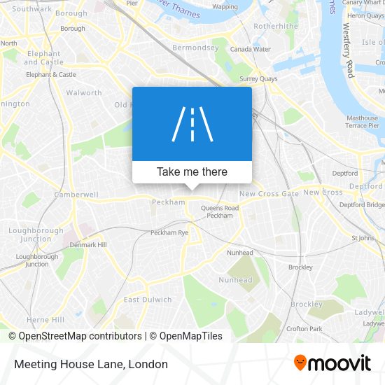 Meeting House Lane map