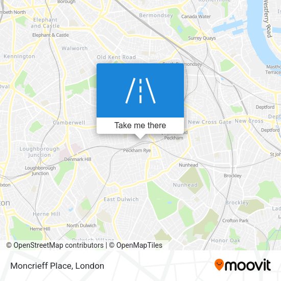Moncrieff Place map