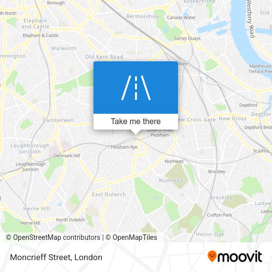Moncrieff Street map