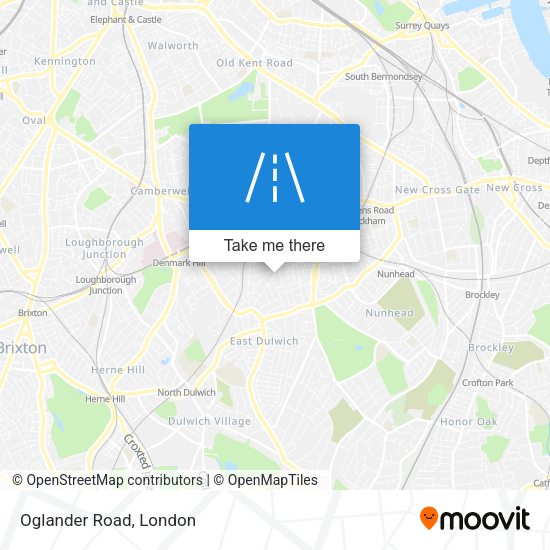Oglander Road map