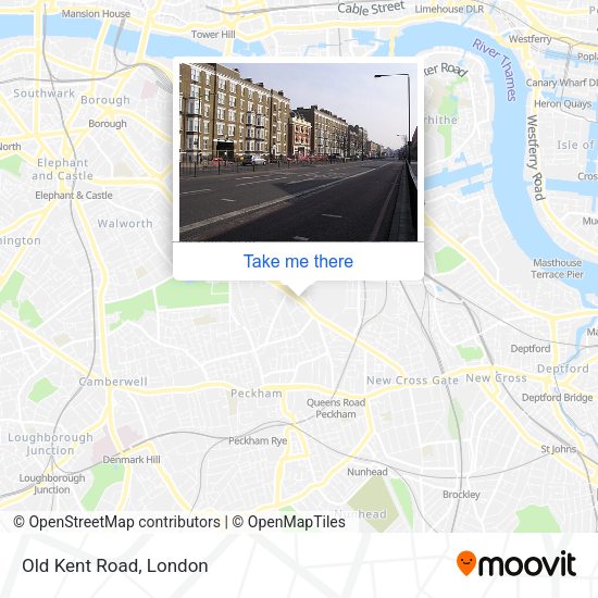 Old Kent Road map