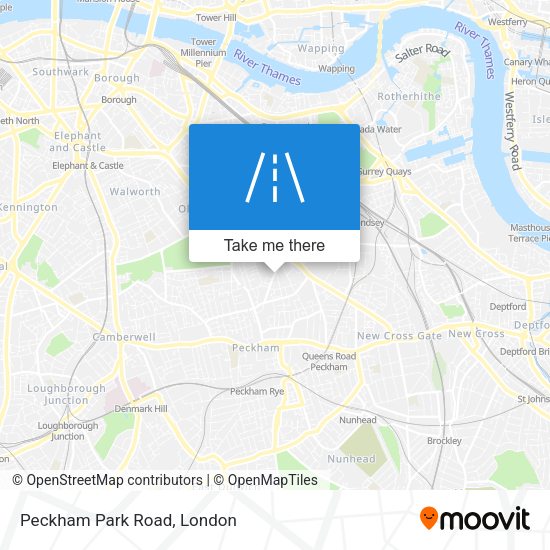 Peckham Park Road map