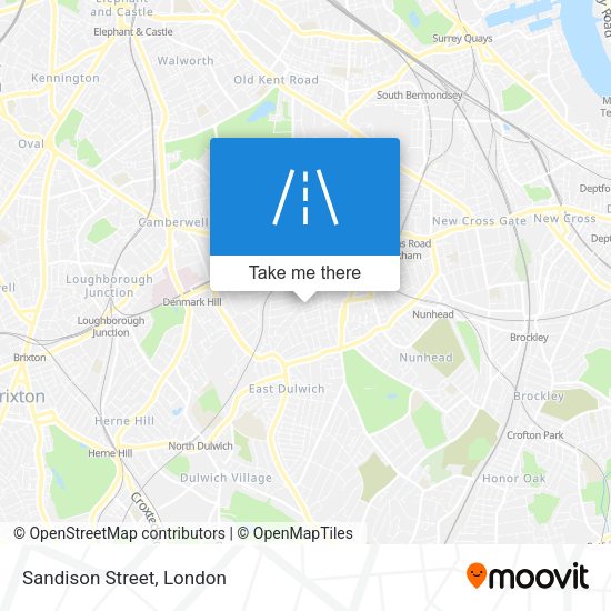 Sandison Street map