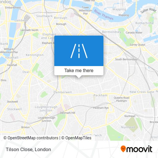 Tilson Close map