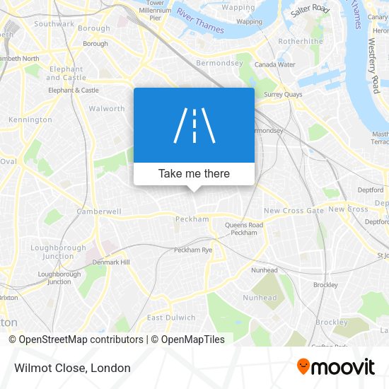 Wilmot Close map