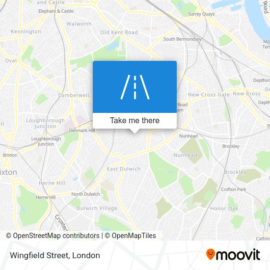 Wingfield Street map