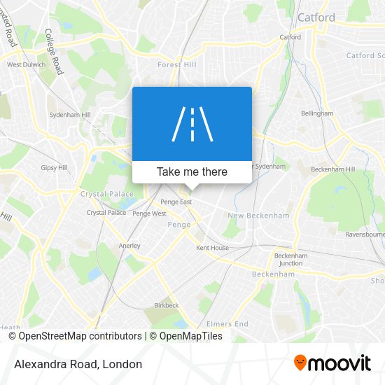 Alexandra Road map