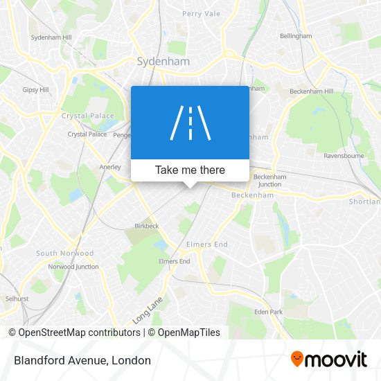 Blandford Avenue map