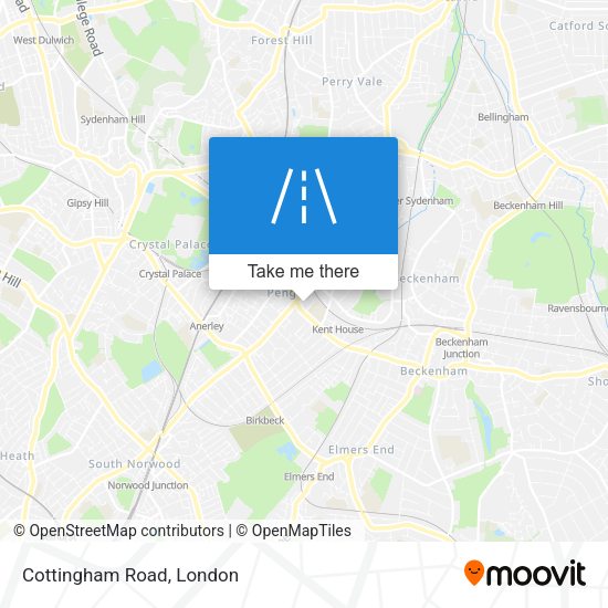 Cottingham Road map