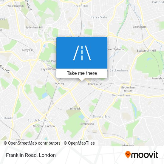 Franklin Road map