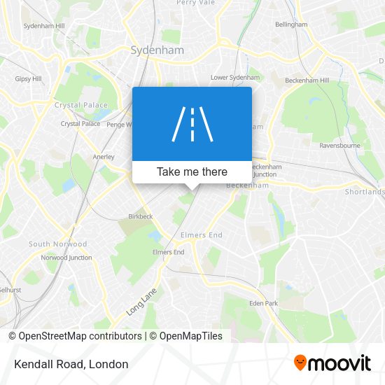 Kendall Road map