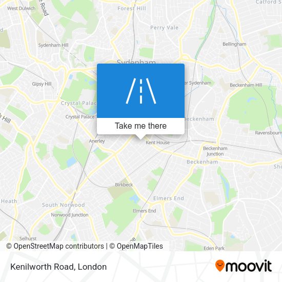 Kenilworth Road map