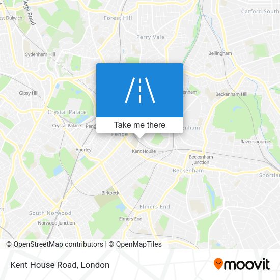 Kent House Road map