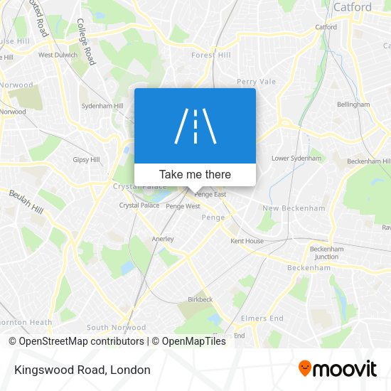 Kingswood Road map