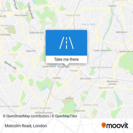 Malcolm Road map