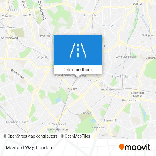 Meaford Way map
