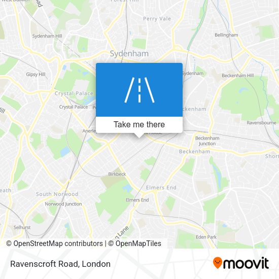 Ravenscroft Road map