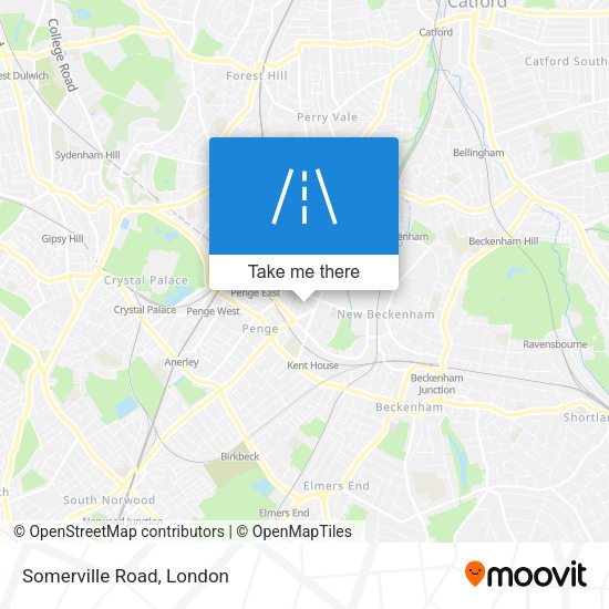 Somerville Road map