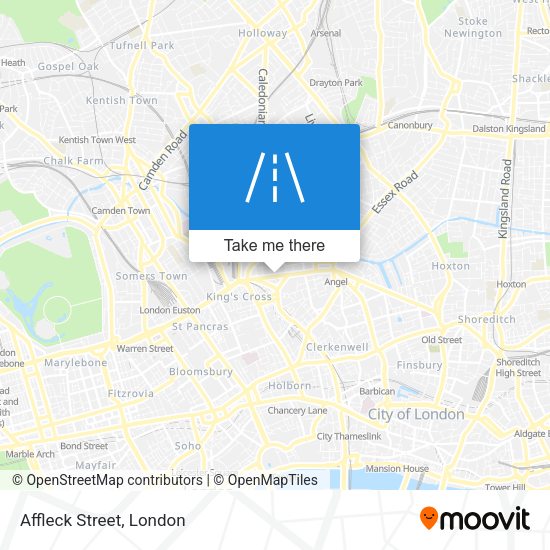 Affleck Street map